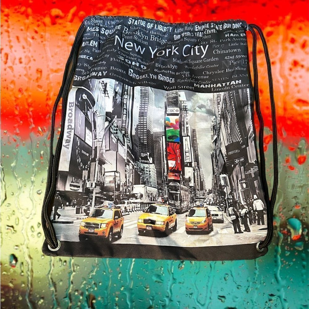 NYC New York Tote Bag Sling Travel Backpack